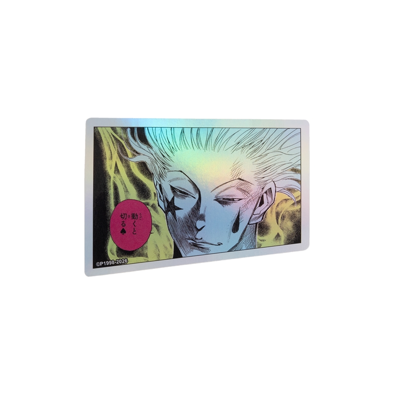 [Pre-order] [Made-to-order] JUMP Store Limited "HUNTER×HUNTER" HOLOGRAM KOMA STICKER - Hisoka Morow